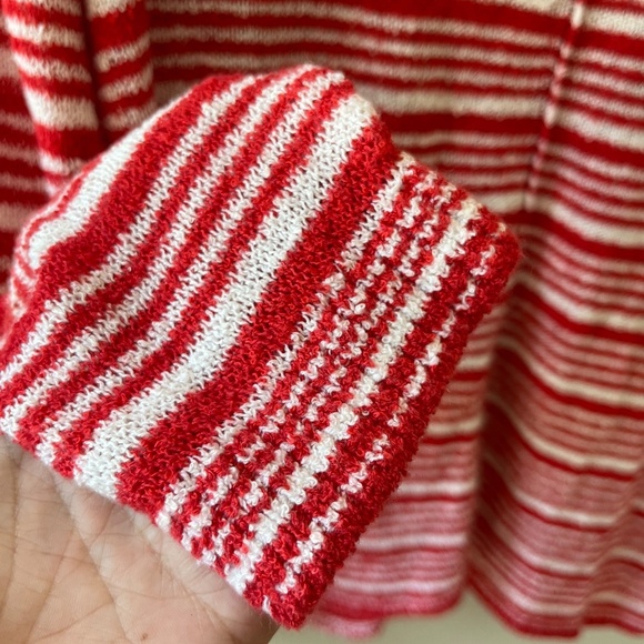 Free People Sz S Beach Stretch Pullover Knit Textured Cover‎ Up Tee Shirt Top - Picture 3 of 7